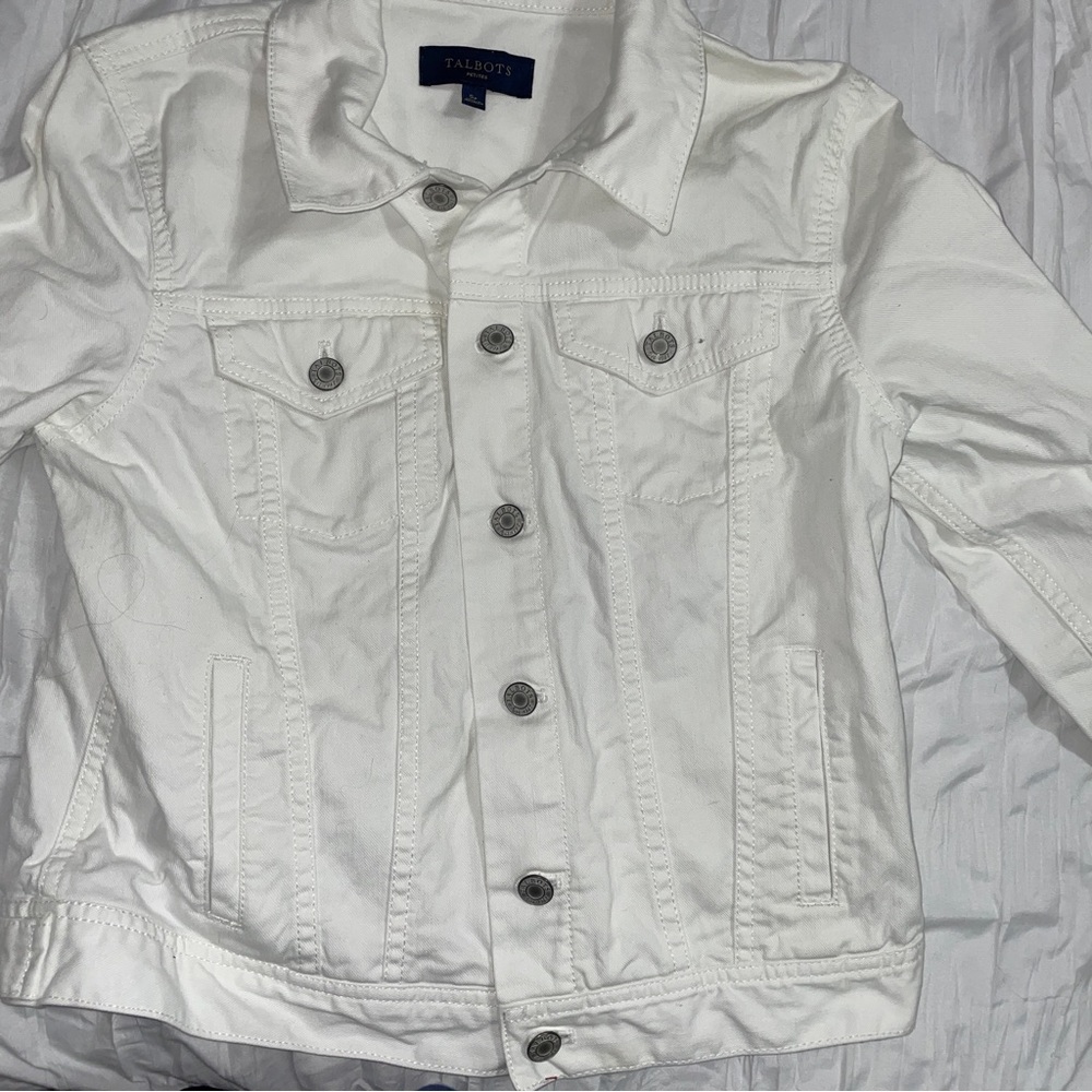 Talbots Button Jean Jacket - image 1